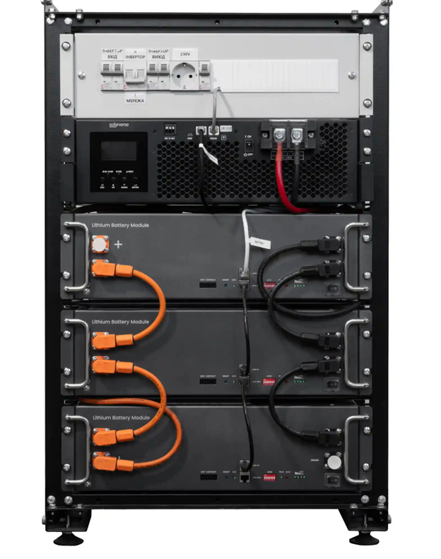 Система зберігання енергії Solarverse SVR20-1SV5K1-LES15.3K1-1 5kW 15.4kWh 3BAT LiFePO4 6000 циклів (SVR20-1SV5K1-LES15.3K1-1)